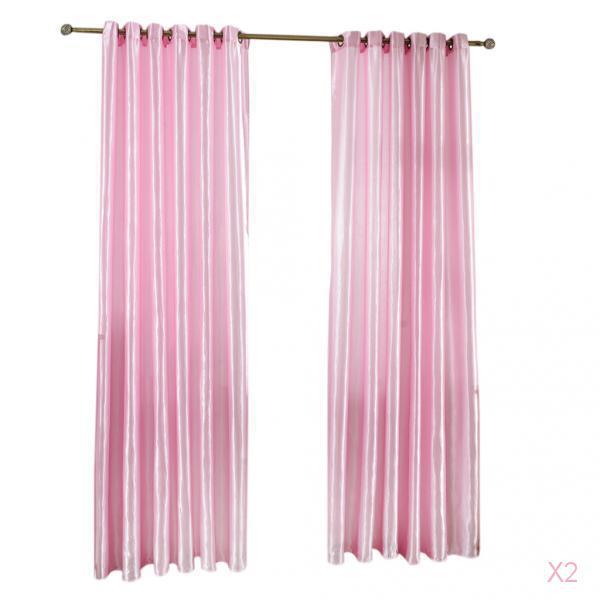 100x200cm Modern Jacquard Window Room Panel Shade Curtain Drape Blind Pink