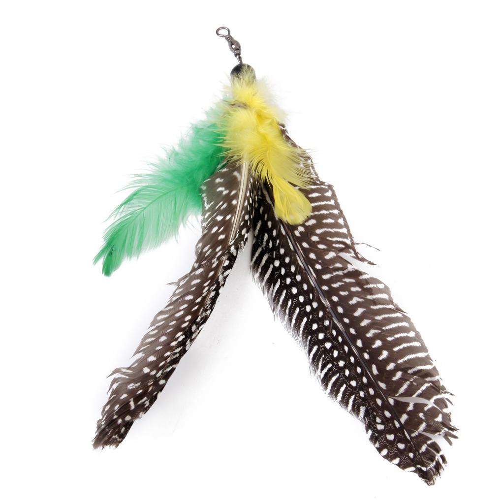 Cat Birds Teaser Feather Frenzy Refill Replacement Head Toy Random Color
