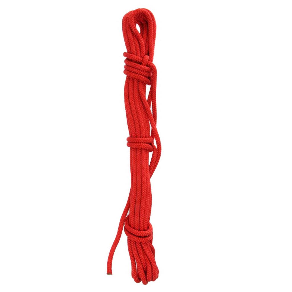10M 6mm Core Outdoor Rock Climbing Rope Rescue Rappelling Safety Rope Red