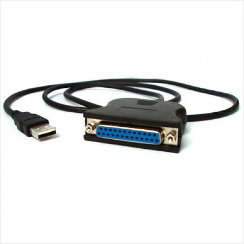 USB Type A Male to DB-25 Female Parallel Printer Cable for HP Printer