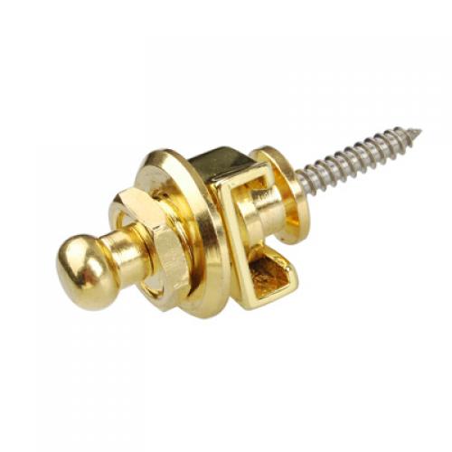 Round Head Gold-plating Skidproof Strap Lock for Electric Guitar