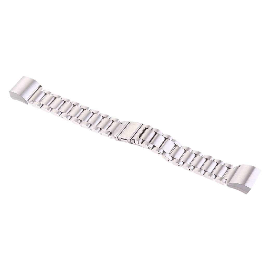 Metal Watch Bands Replacement Bracelet for Fitbit Charge 2  Silver