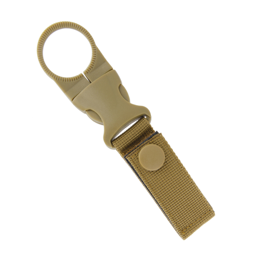 EDC Outdoor Military Tactical Nylon Webbing Hanging Buckle Khaki