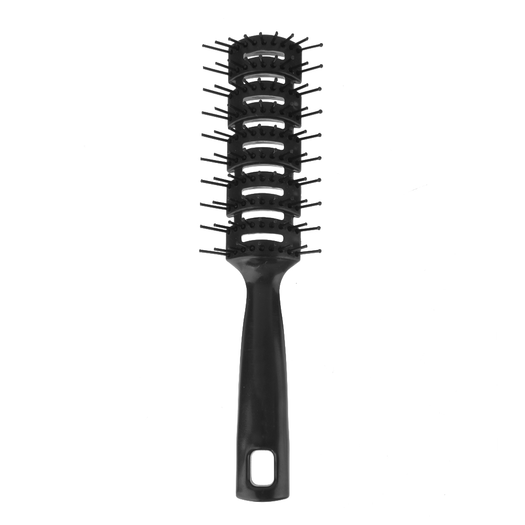 Women Girls Curly Wavy Hair Styling Toothed Comb Hair Brush for Salon Barber