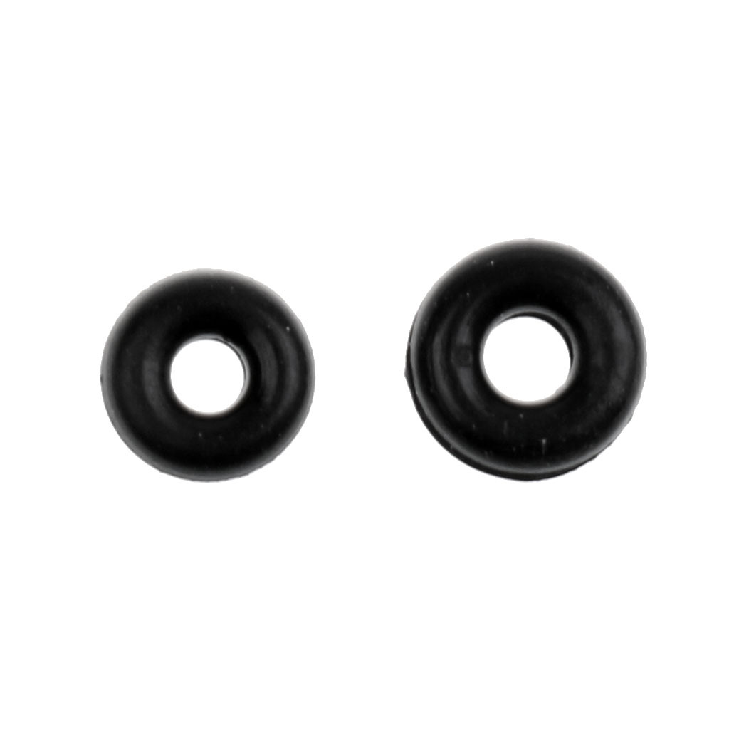 100 Stk Vorfachringe O-Form Gummiringe Fischerknoten Tippet Rings