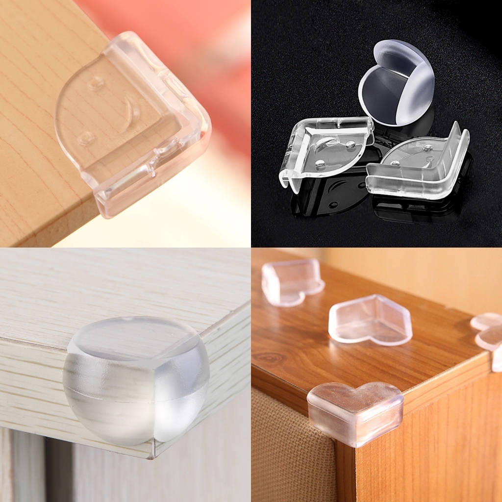 10PCS klares Gel klebendes Schreibtisch Ecken Schutz Baby Sicherheits