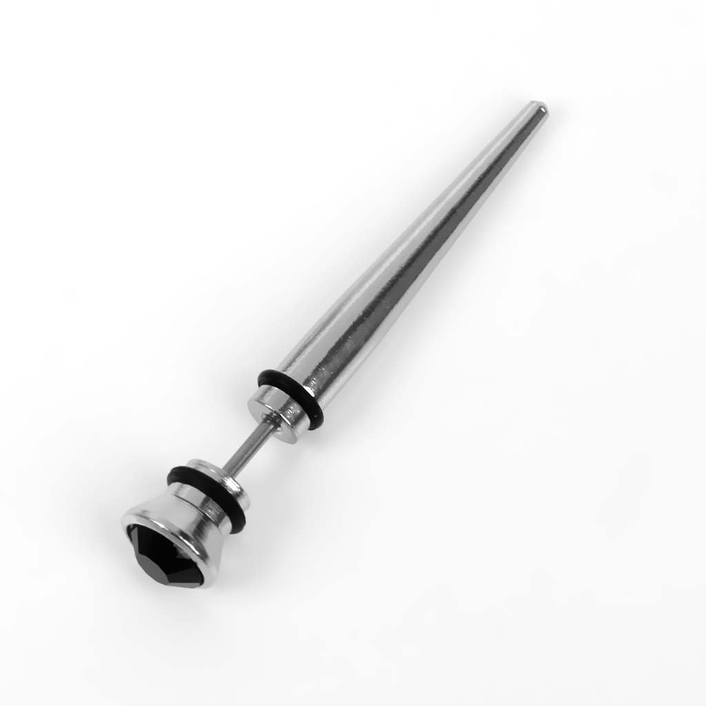 1 Piece Mens Hypoallergenic Stainless Steel Punk Screw Earrings Ear Stud