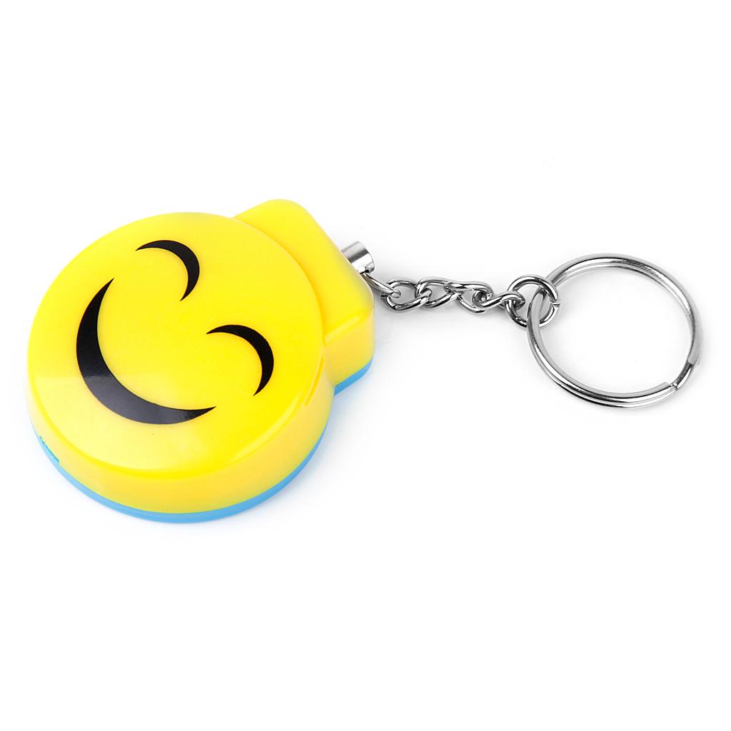 Hotsale Mini Personal 120dB Security Siren Alarm with Keychain - Yellow