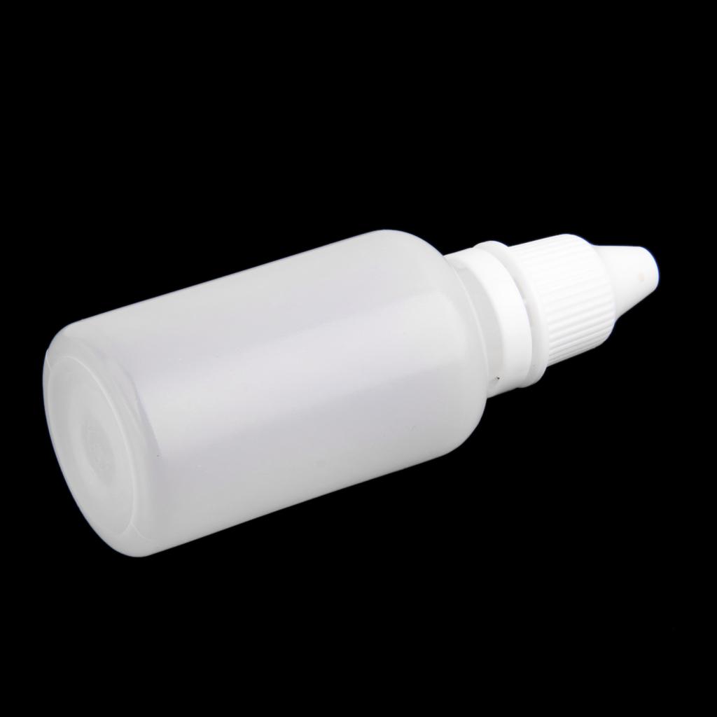 10pcs 30ml Empty Plastic Squeezable Dropper Bottles for Eye Drops Lab Liquid
