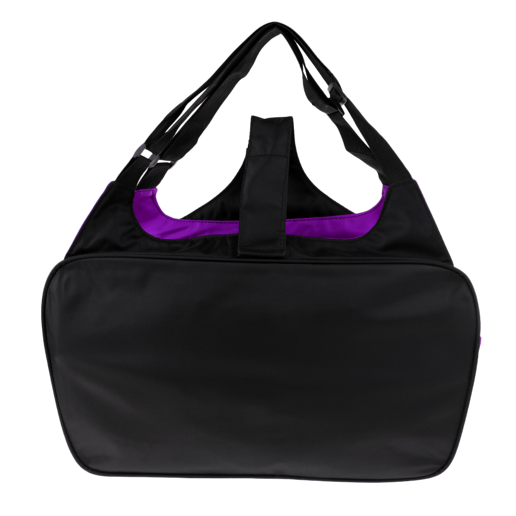 Yoga Mat Shoulder Pack Pilates Pad Bags Carry Storage Bag Purple