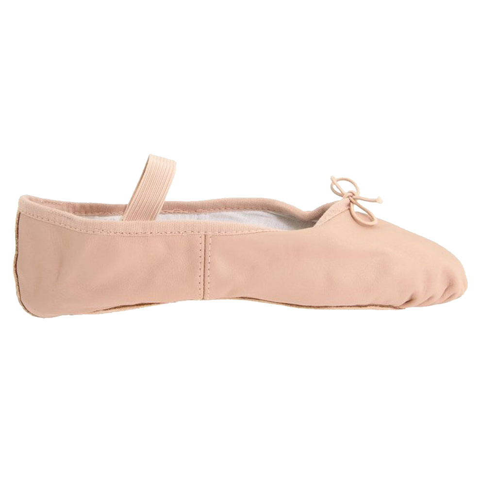 Pig Leather Soft Girls Women's Ballet Slippers Shoes Pink 39