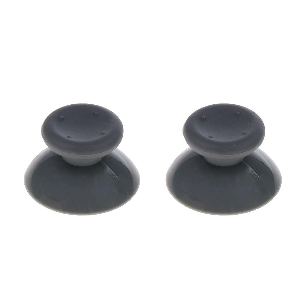 1 Pair of Game Analog Thumbsticks Parts Replacement Joysticks for Xbox 360 Controller - Grey