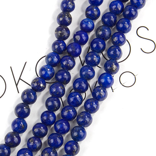 Lapis Lazuli Round Gemstone Beads Strand 4mm / 15.5 Inch