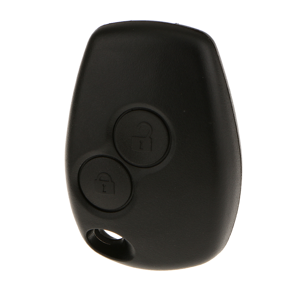 2 Button Key Fob Remote Shell Case Uncut Blade for Renault Modus Twingo