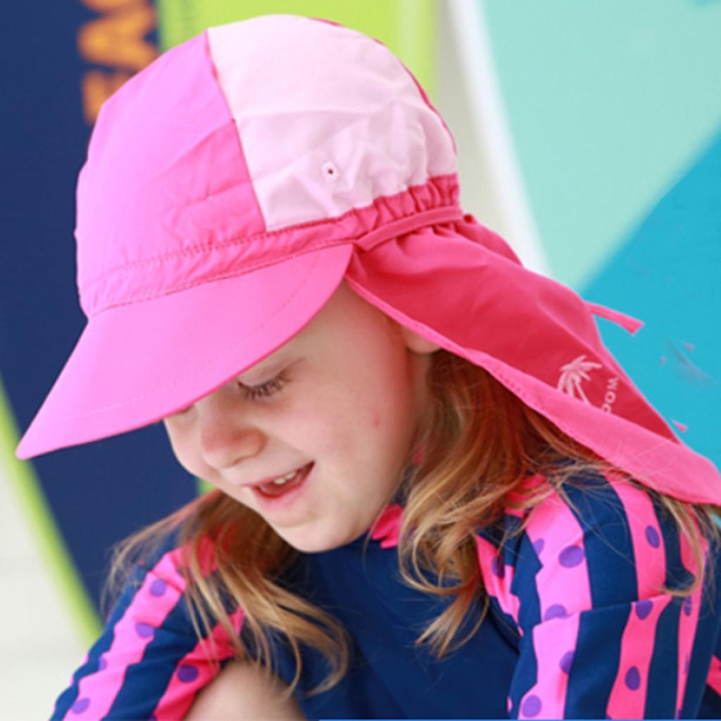 Legionnaire Sun Hat Baby Boy Girl Kids Summer Cap Beach Hats Toddler Back Flap