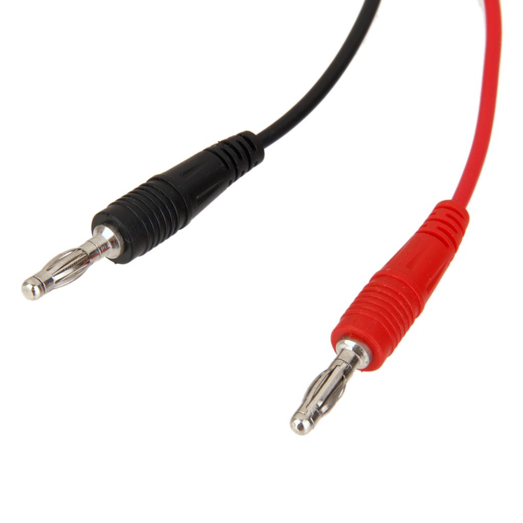 Banana plug to Aligator Clip Test Lead Cable for Tester Multimeter Red+Black