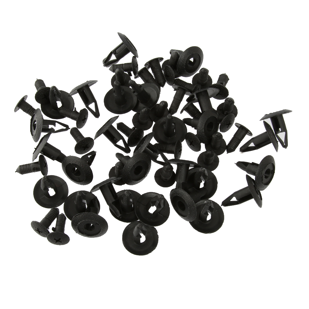30pcs Nylon Bumper Fastener Rivet Retainer Fender for Mazda 63854-01A00