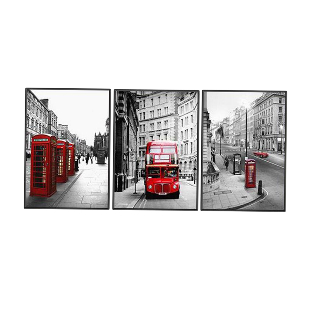 Modern Abstract Canvas Painting #7 London Street View