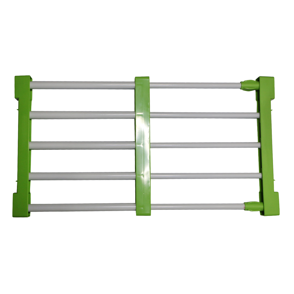 Wardrobe Closet Storage Rack Layered Partition Board Shelf  Green 38-55cm 