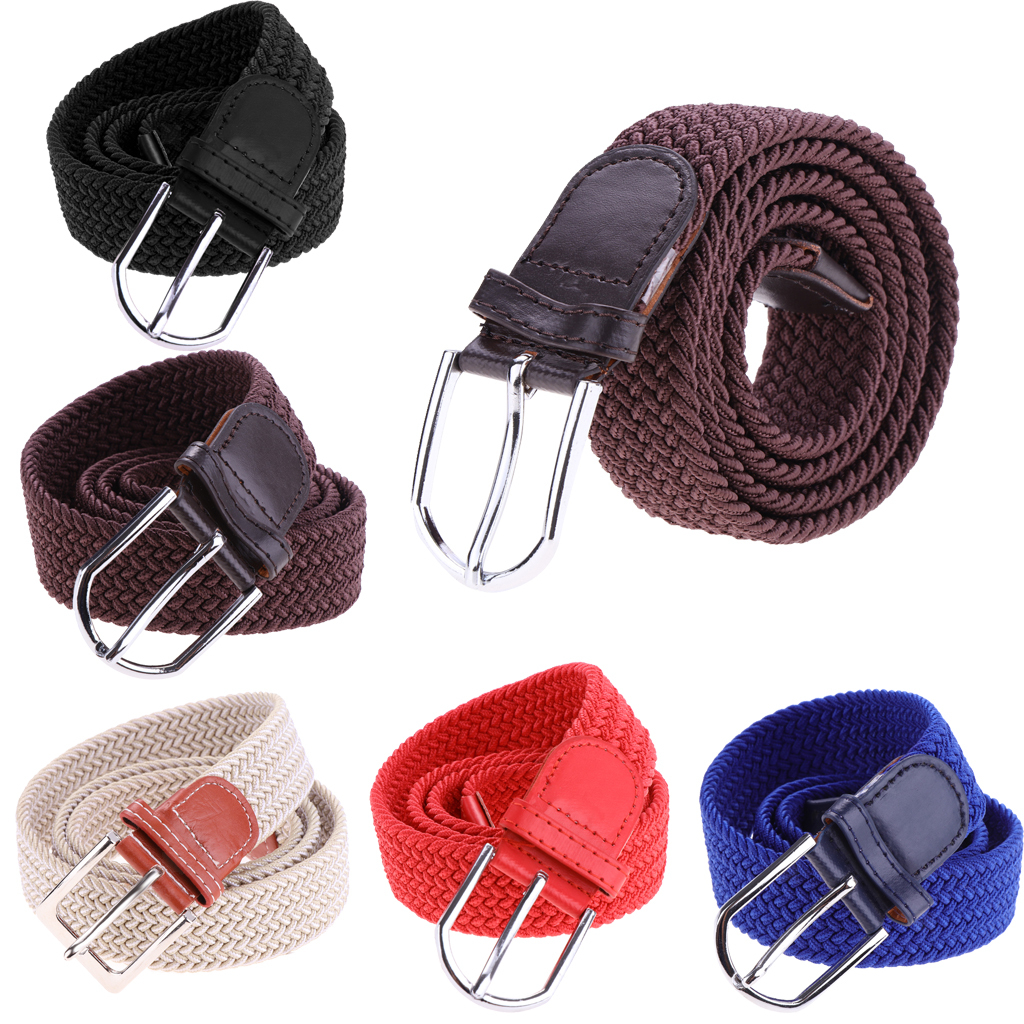 Mens Waist Belt Boys Pin Buckle Belt Adjustable Strap Waistband Unisex Belt