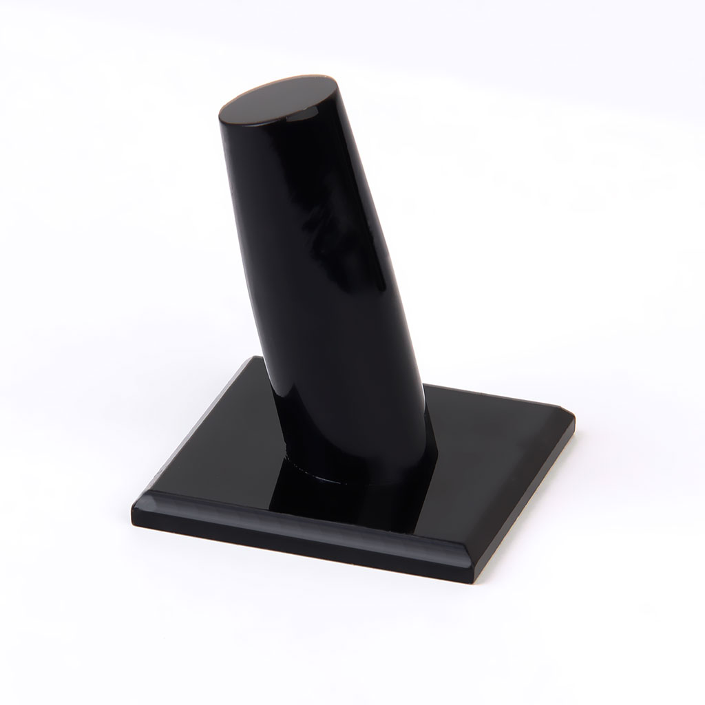 Black Single Finger Hand Ring Jewelry Display Holder Stand