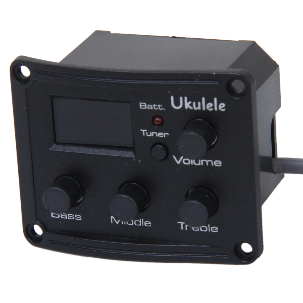 3 Band EQ Ukulele Equalize Pickup system with tuner