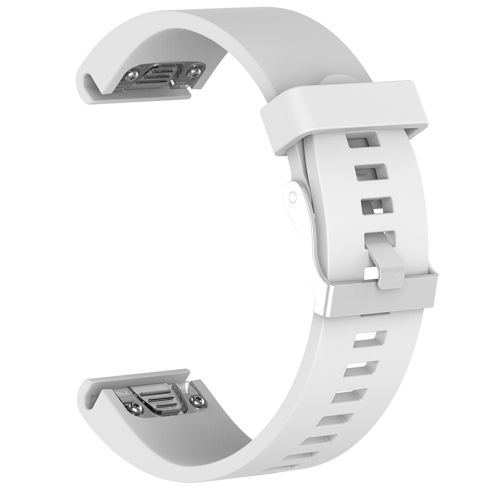 Silicone Wrist Band Replacement Strap for Garmin Fenix 5s Smart Watch White