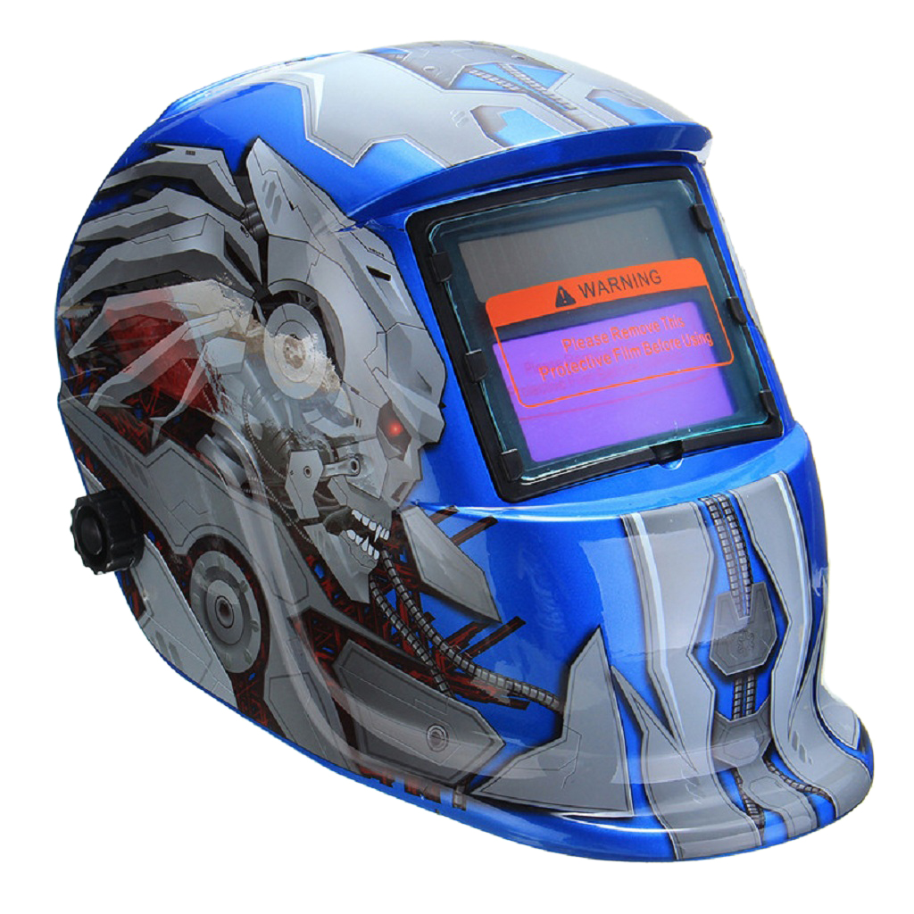 Solar Powered Auto Darkening Welding Helmet Arc Welder Protective Mask #7