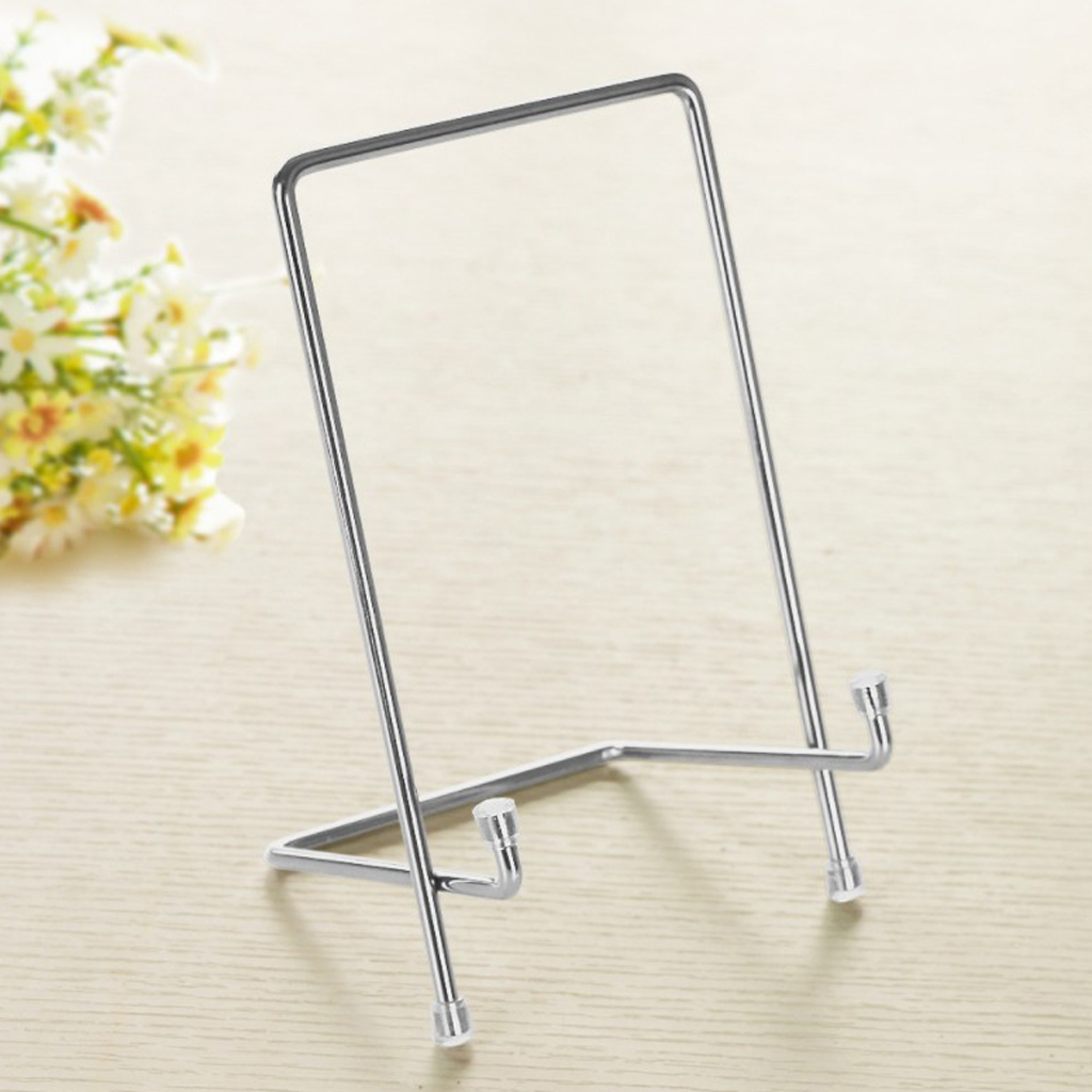 Iron Display Easel Stands Art Dish China Plate Medals Prize Holder Rack 3-16'' 