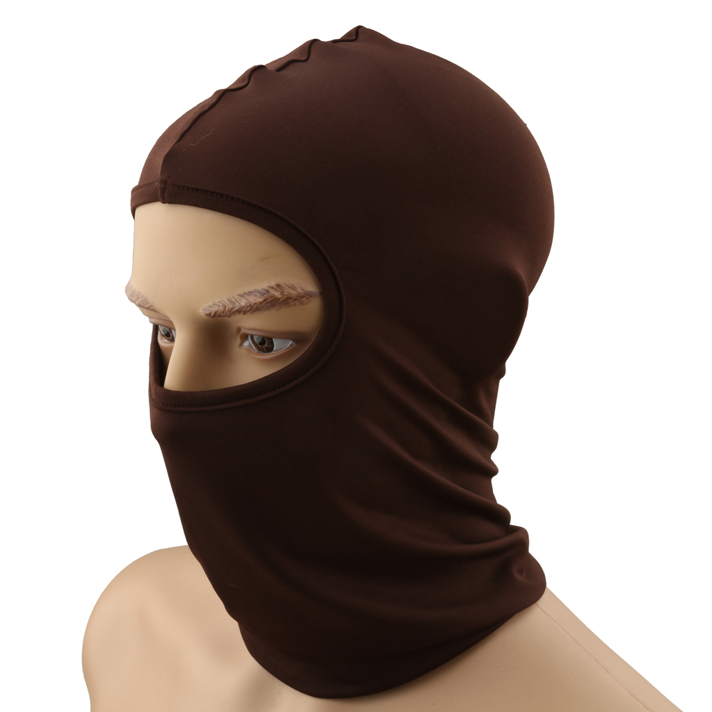 Outdoor Sports Face Mask Motorcycle Running Cycling Balaclava Coffee