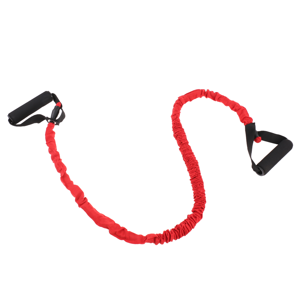 Elastic Resistance Loop Bands Exercise Yoga Pilates Fitness Training Red