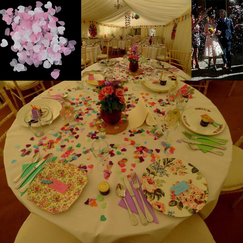 Mini Paper Love Heart Confetti Wedding Party Valentine's Day Decoration H