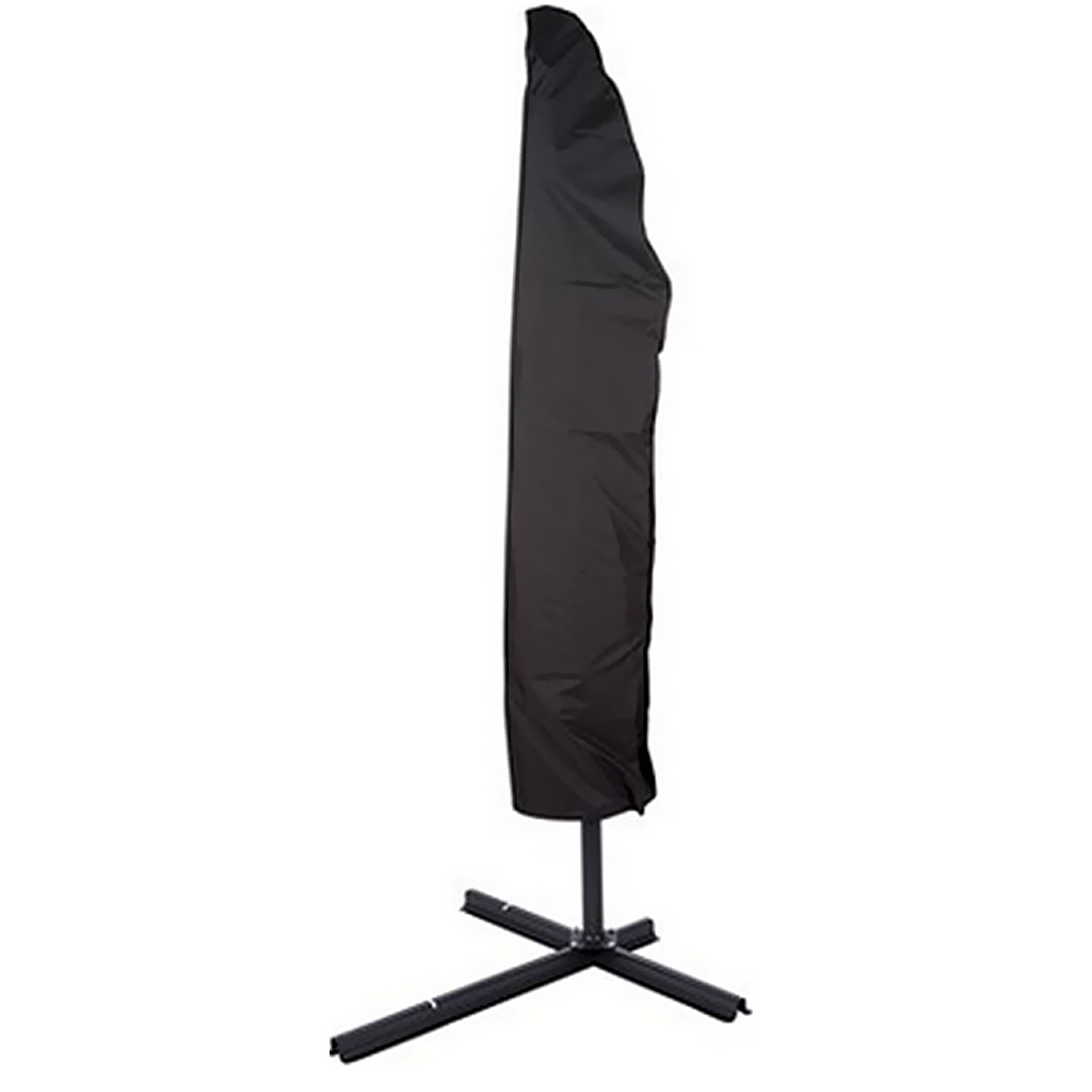 265cm Height Garden Parasol Cover Waterproof Protector Umbrella Patio Black