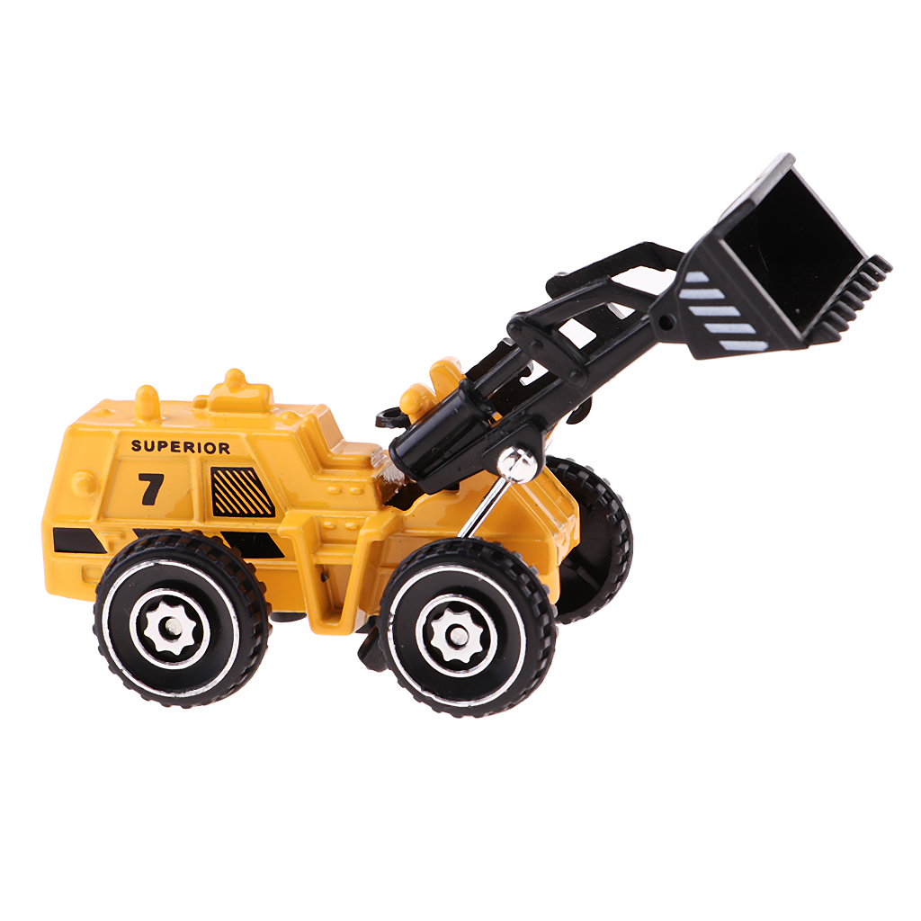1:72 Mini Construction Vehicle Die-cast Engineering Car Kids Toy Dozer