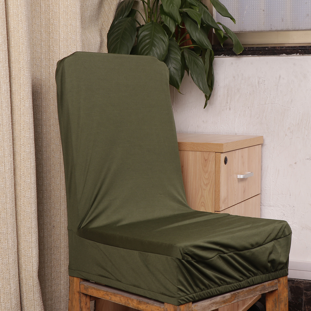 Stretch Low Short Zurück Stuhlabdeckung Barhocker Cover mit elastischem Band