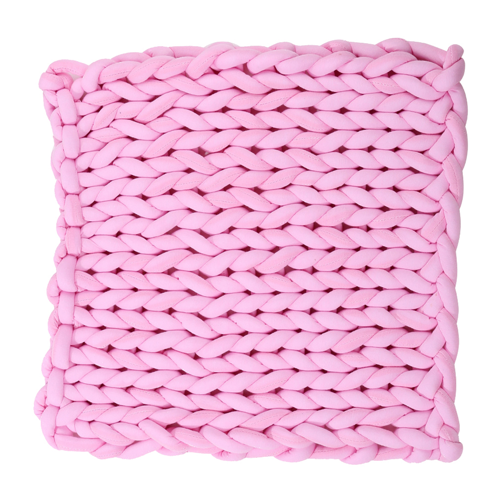 Large Warm Chunky Knit Blanket Thick Yarn Wool Bulky Knitted Throw