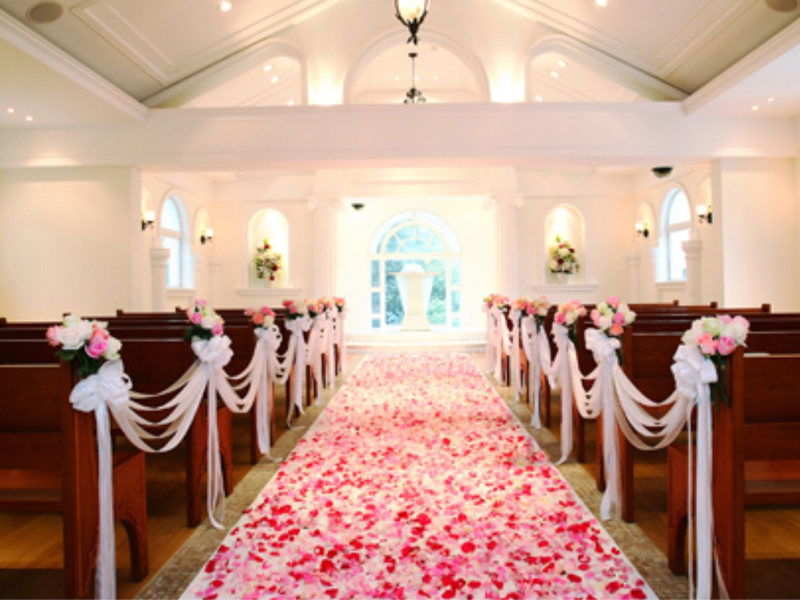 100pcs Artificial Silk Rose Petals Wedding Decoration Flowers -Deep pink and Rose red