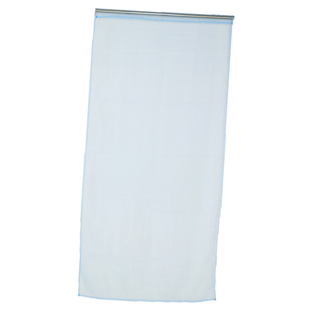 100x200cm Window Door Curtain Panel Drape Tulle Room Balcony Divider - Blue