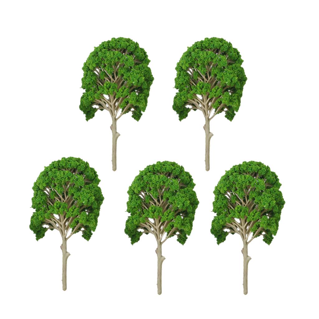 5 Pcs Train Model Trees Scale 1:50 - 75