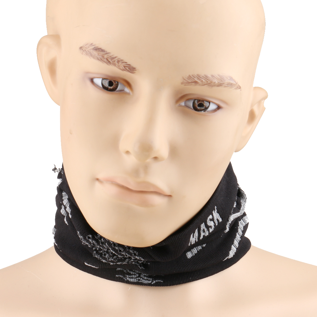 Sports Half Face Mask Winter Neck Warmer for Ski Motorcycle Cycling Black