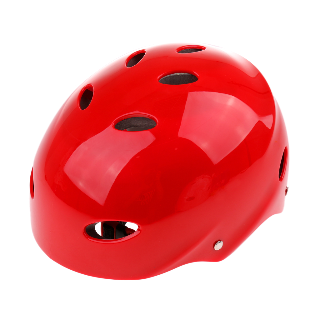 Water Sports Safety Helmet for Wakeboard Kayak Canoe Boat Surfing S Red