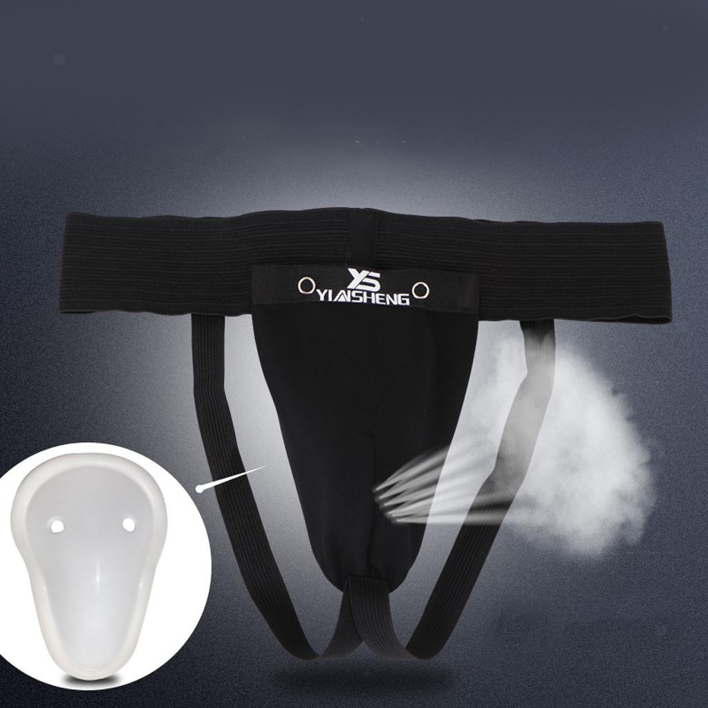 Premium Cotton Plastic Groin Protector Guard Muay Thai Taekwondo Crotch Cup