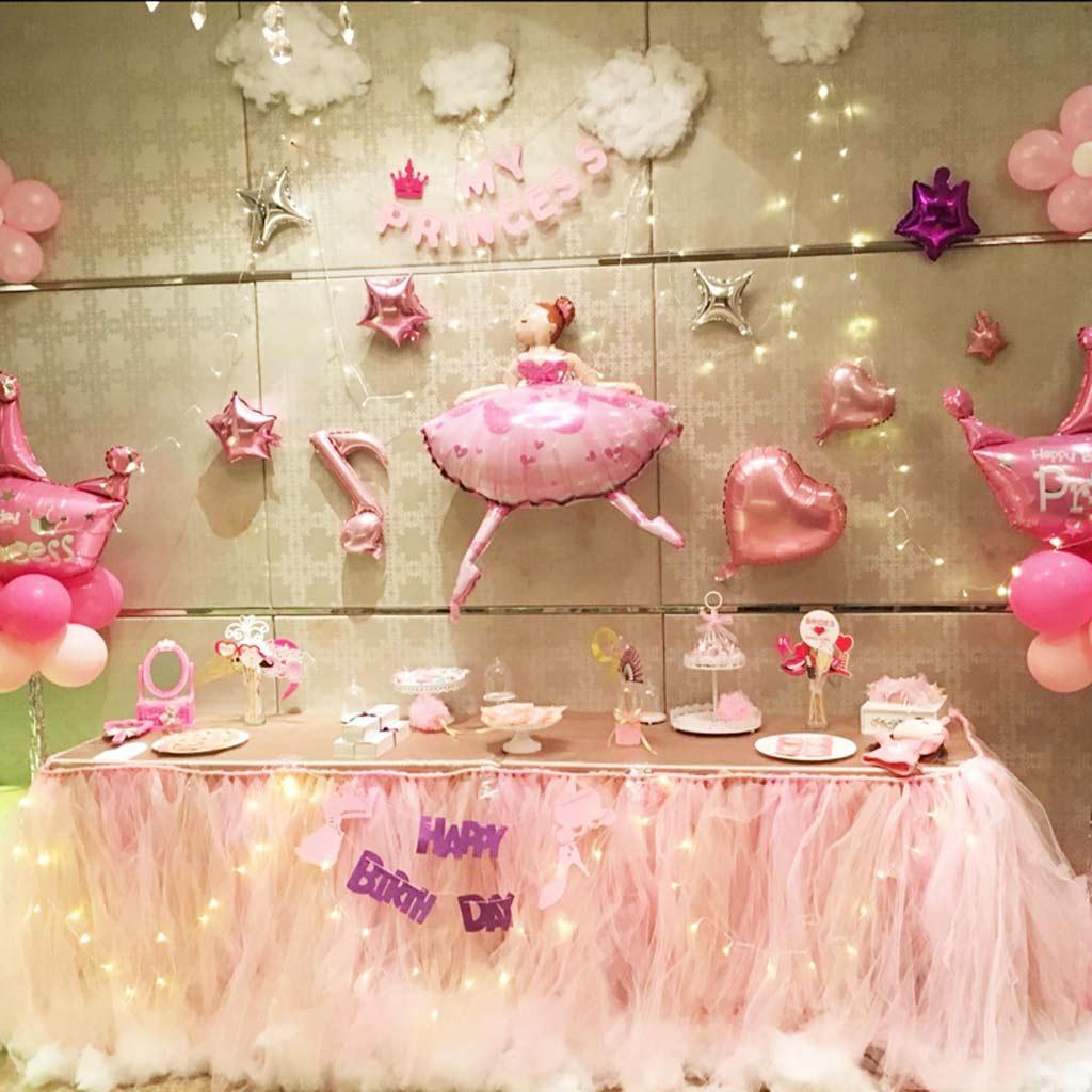 Large Ballet Dancing Girl Ballerina Foil Helium Balloon Princess Party Supplier