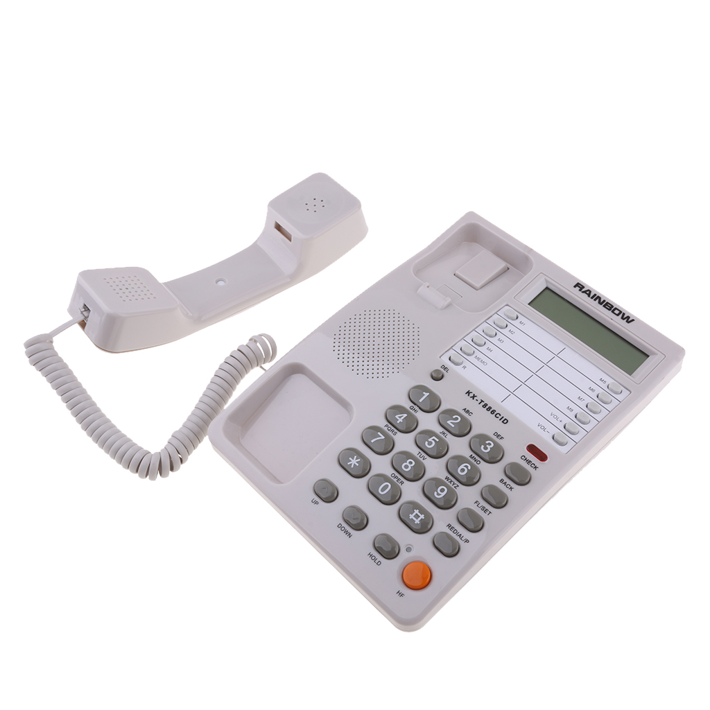 Business Phone / Caller ID Telephone / Office Phone white