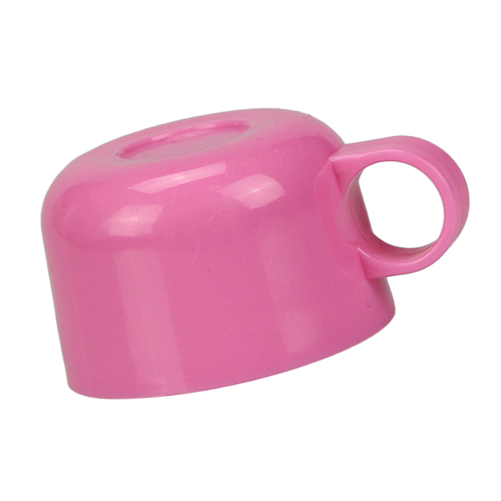 Stainless steel Kids Vacuum Kettle plastic Accessories Cup Lid Pink