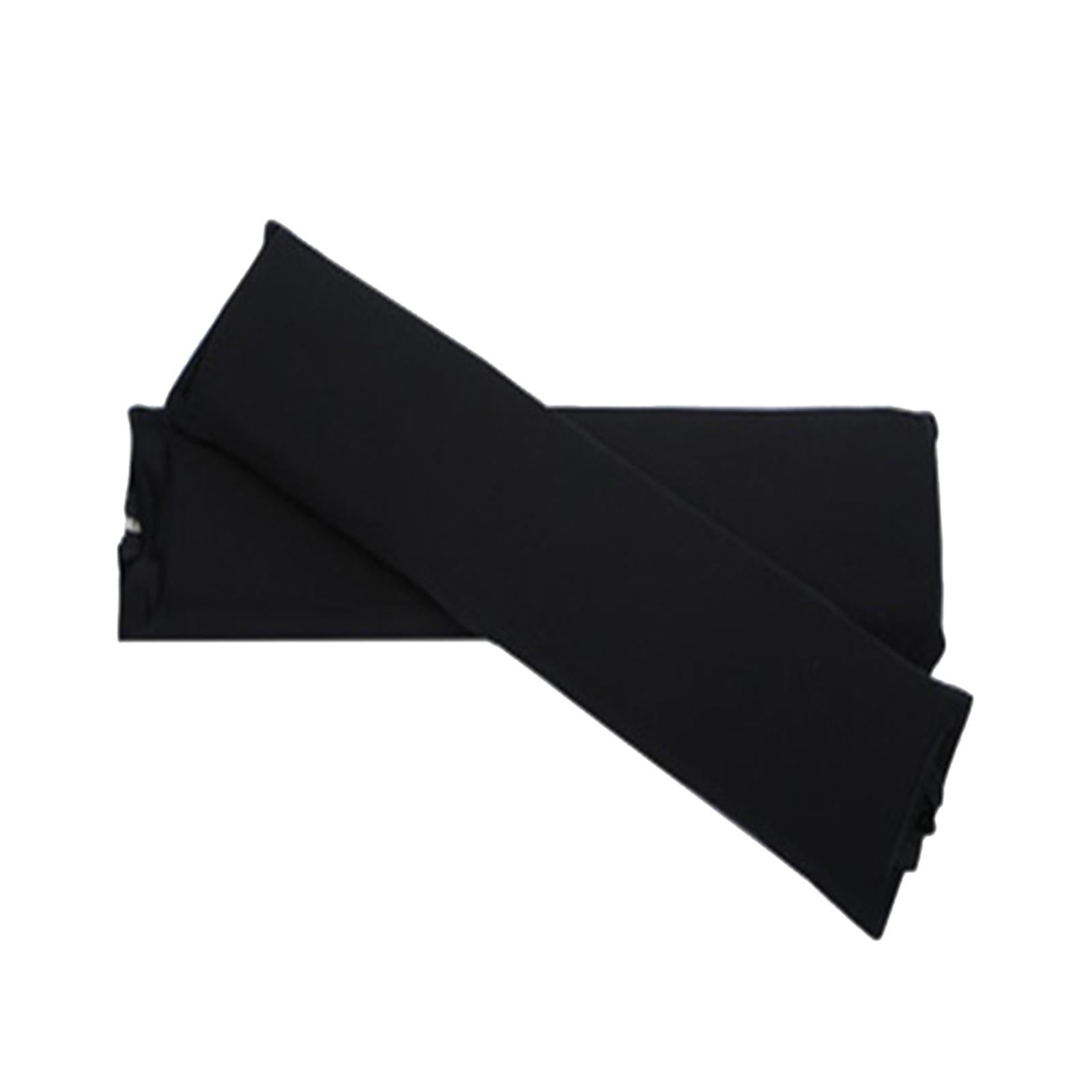 1Pair Chair Armrest Cover Zipper Elastic Chair Arm Cover Protector Black