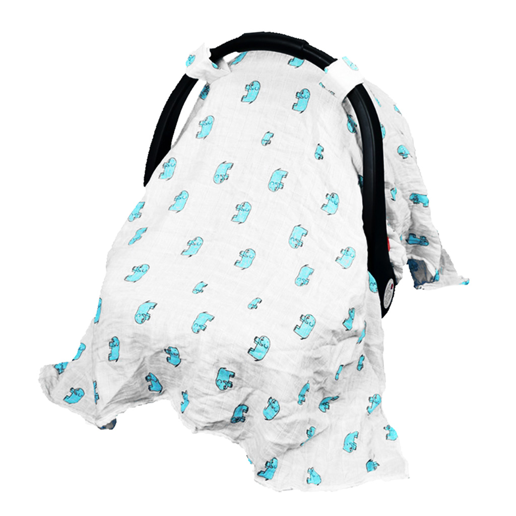 2 in 1 Carseat Canopy and Nursing Cover Up  Elephant