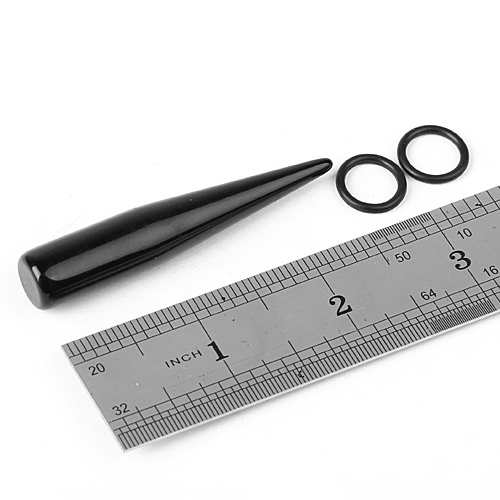 Acrylic Expander Taper Ear Stretching Plug - Black