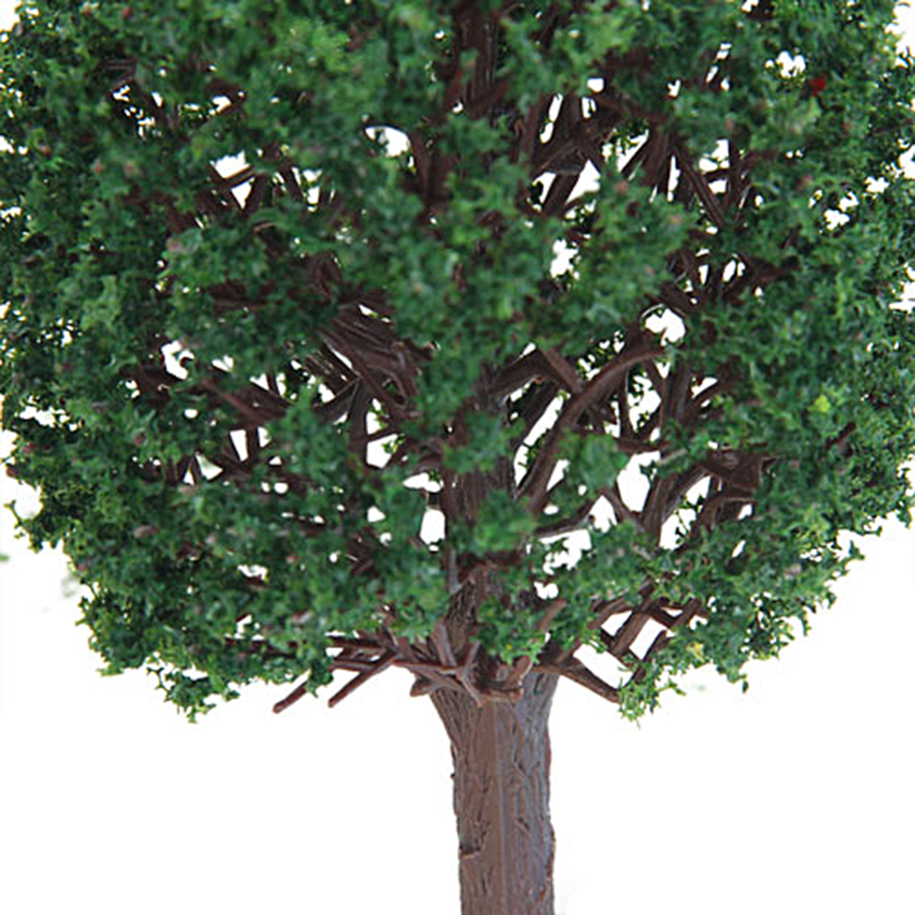 4pcs 3.54 Inch - 7.1 Inch Scenery Landscape Model Trees - Dark Green