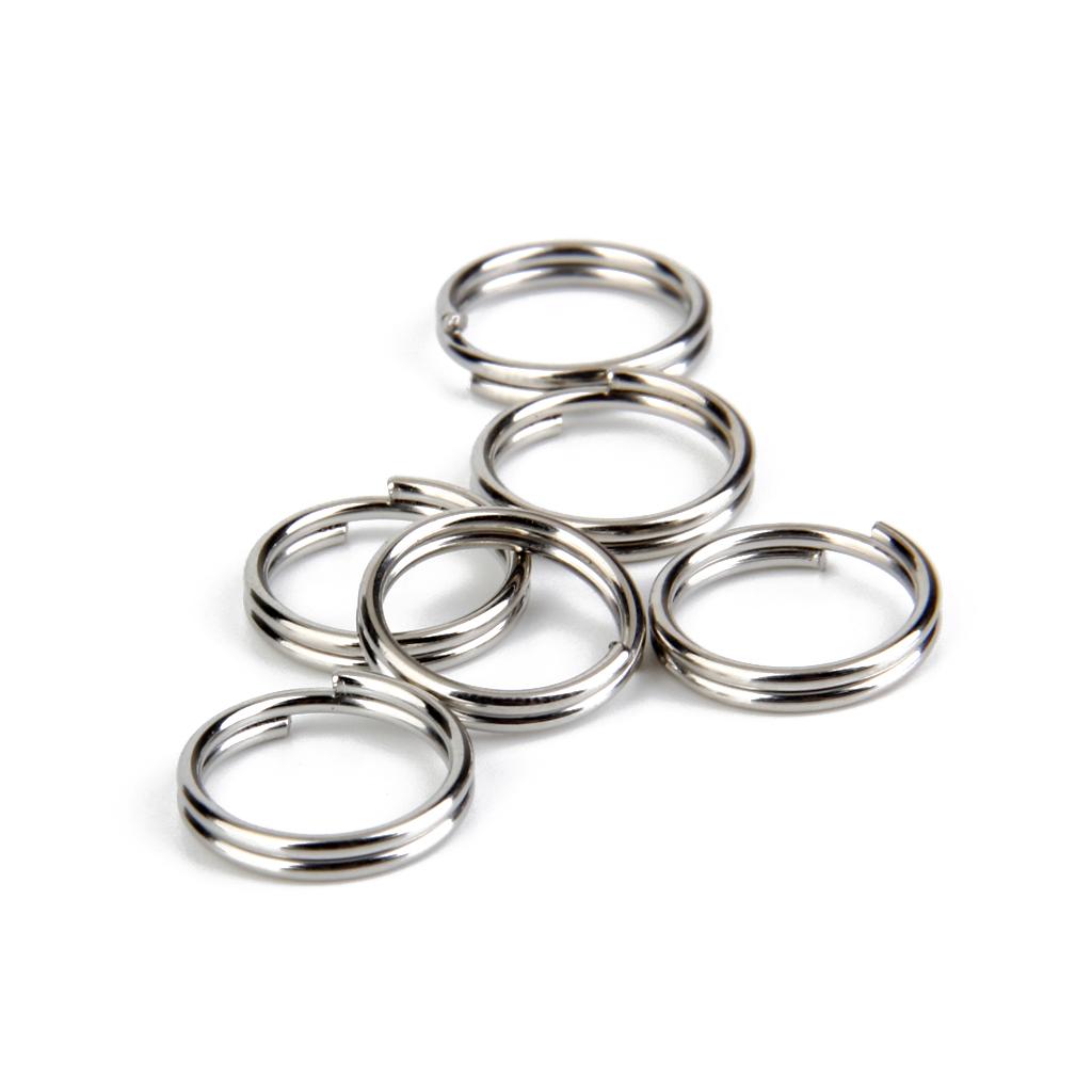 Split Key Rings 1.2 x 12mm 100pcs Silver 